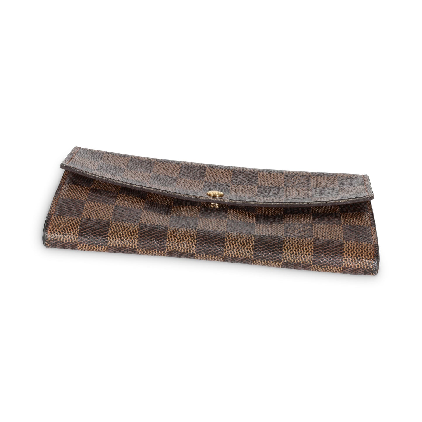 Louis Vuitton Damier Ebene Canvas Sarah Wallet