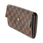 Louis Vuitton Damier Ebene Canvas Sarah Wallet
