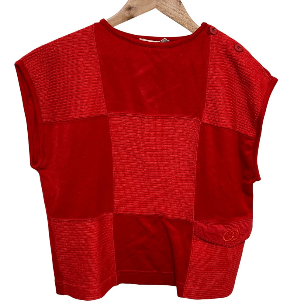 Gucci Knit Patchwork Top