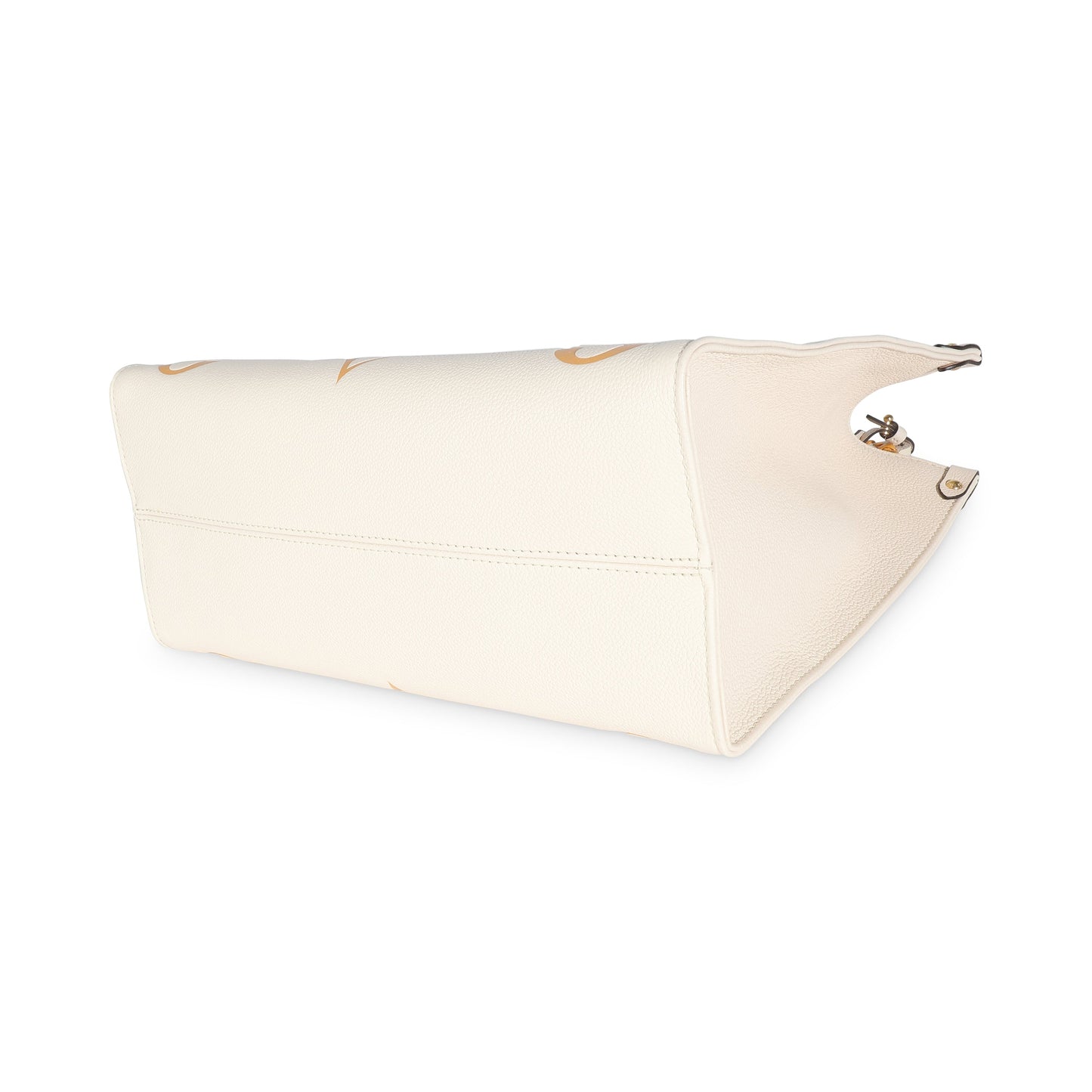 Louis Vuitton Cream Saffron Giant Monogram Empreinte Onthego MM