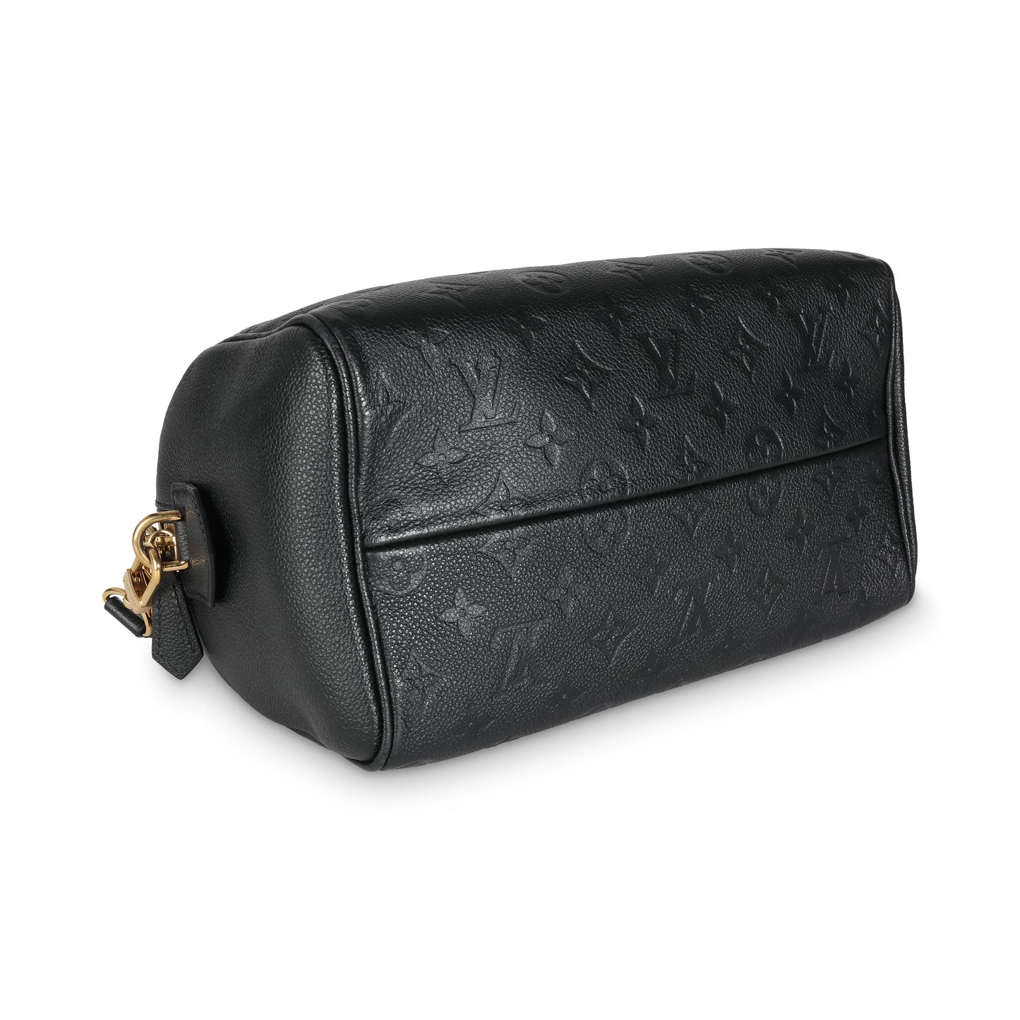 Louis Vuitton Black Monogram Empreinte Speedy Bandouliere 25