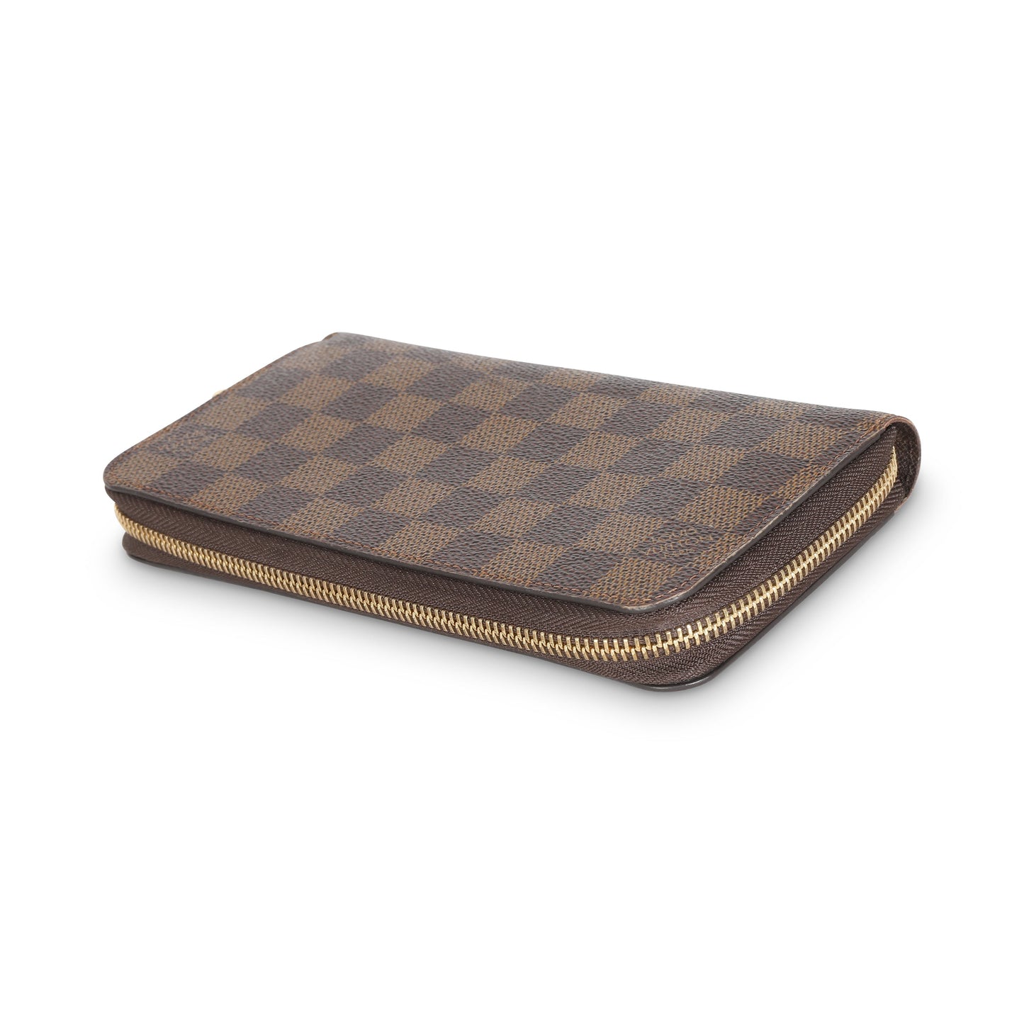 Louis Vuitton Damier Ebene Canvas Zippy Wallet