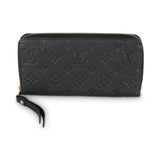 Louis Vuitton Black Monogram Empreinte Zippy Wallet