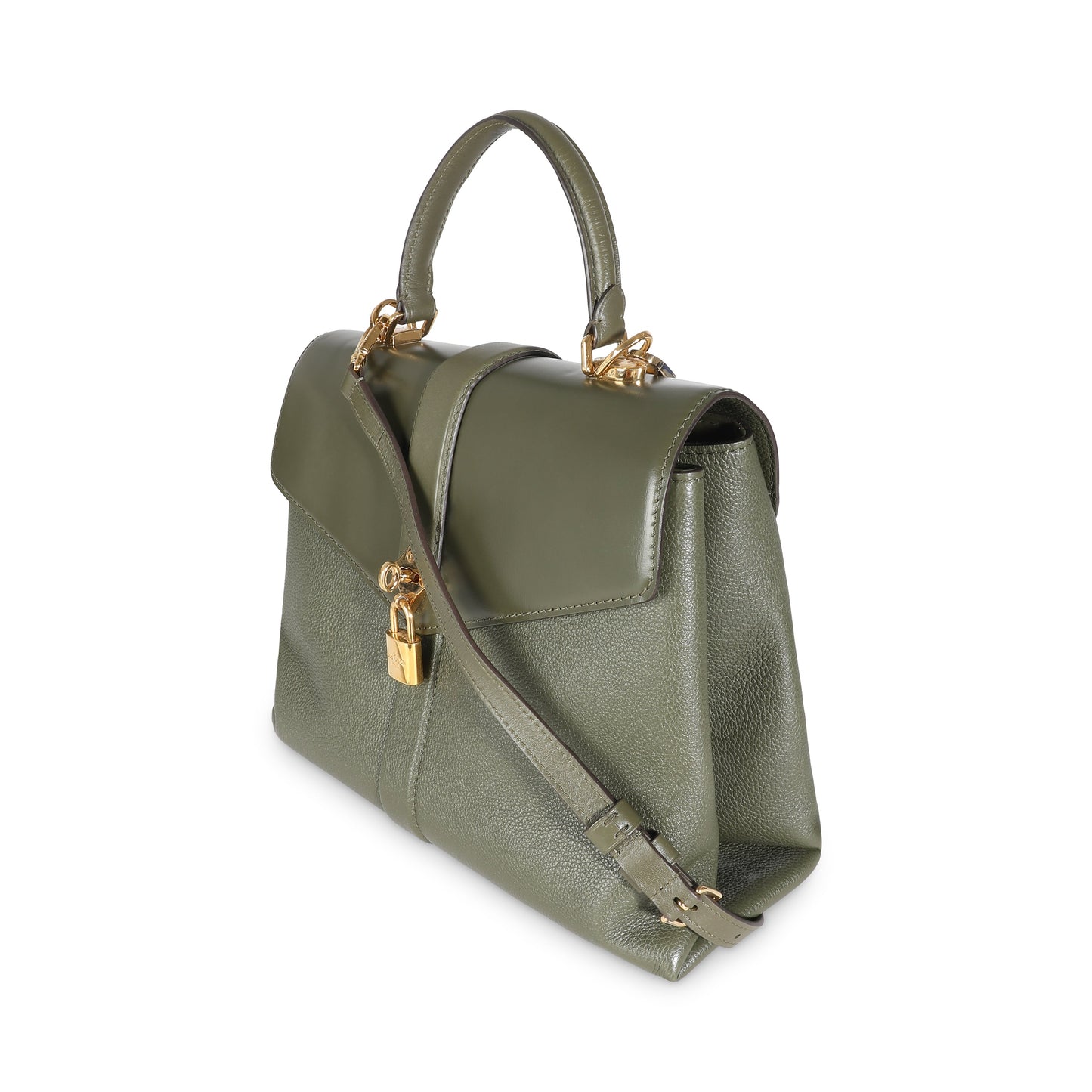 Louis Vuitton Khaki Grained Smooth Calfskin Rose Des Vents MM