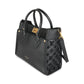 Louis Vuitton Black Calfskin Tufted Monogram On My Side