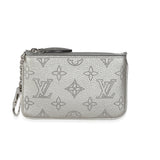 Louis Vuitton Silver Monogram Mahina Key Pouch