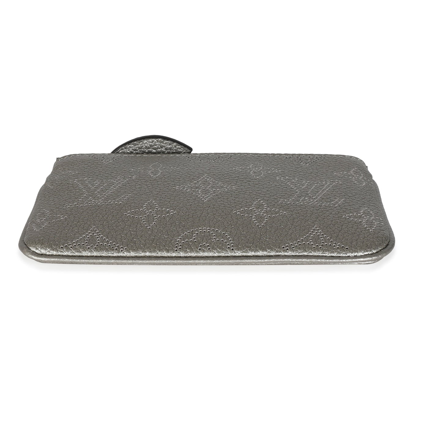 Louis Vuitton Silver Monogram Mahina Key Pouch