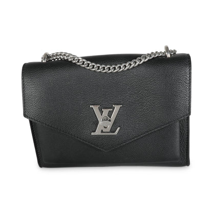 Louis Vuitton Black Calfskin Mylockme Chain Bag