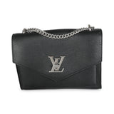 Louis Vuitton Black Calfskin Mylockme Chain Bag