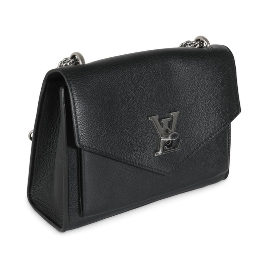 Louis Vuitton Black Calfskin Mylockme Chain Bag