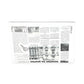Louis Vuitton White Multicolor Calfskin Newspaper Print Pouch