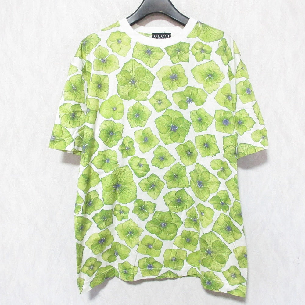Gucci Floral Print Cotton T-shirt