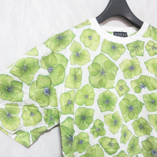 Gucci Floral Print Cotton T-shirt