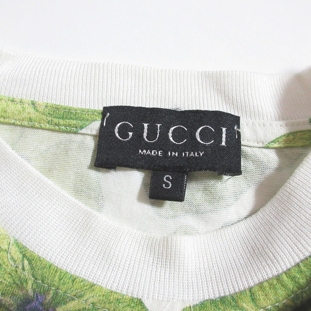 Gucci Floral Print Cotton T-shirt