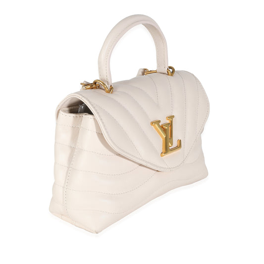 Louis Vuitton Ivory Calfskin New Wave Top Handle Bag