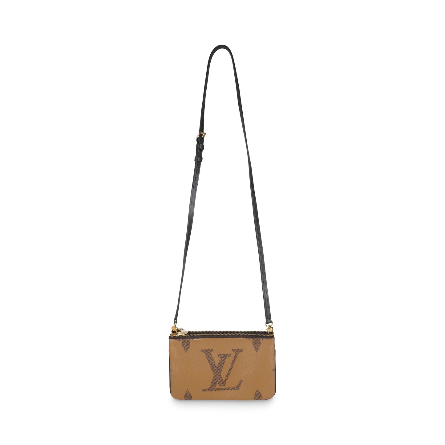 Louis Vuitton Reverse Monogram Canvas Double Zip Pochette