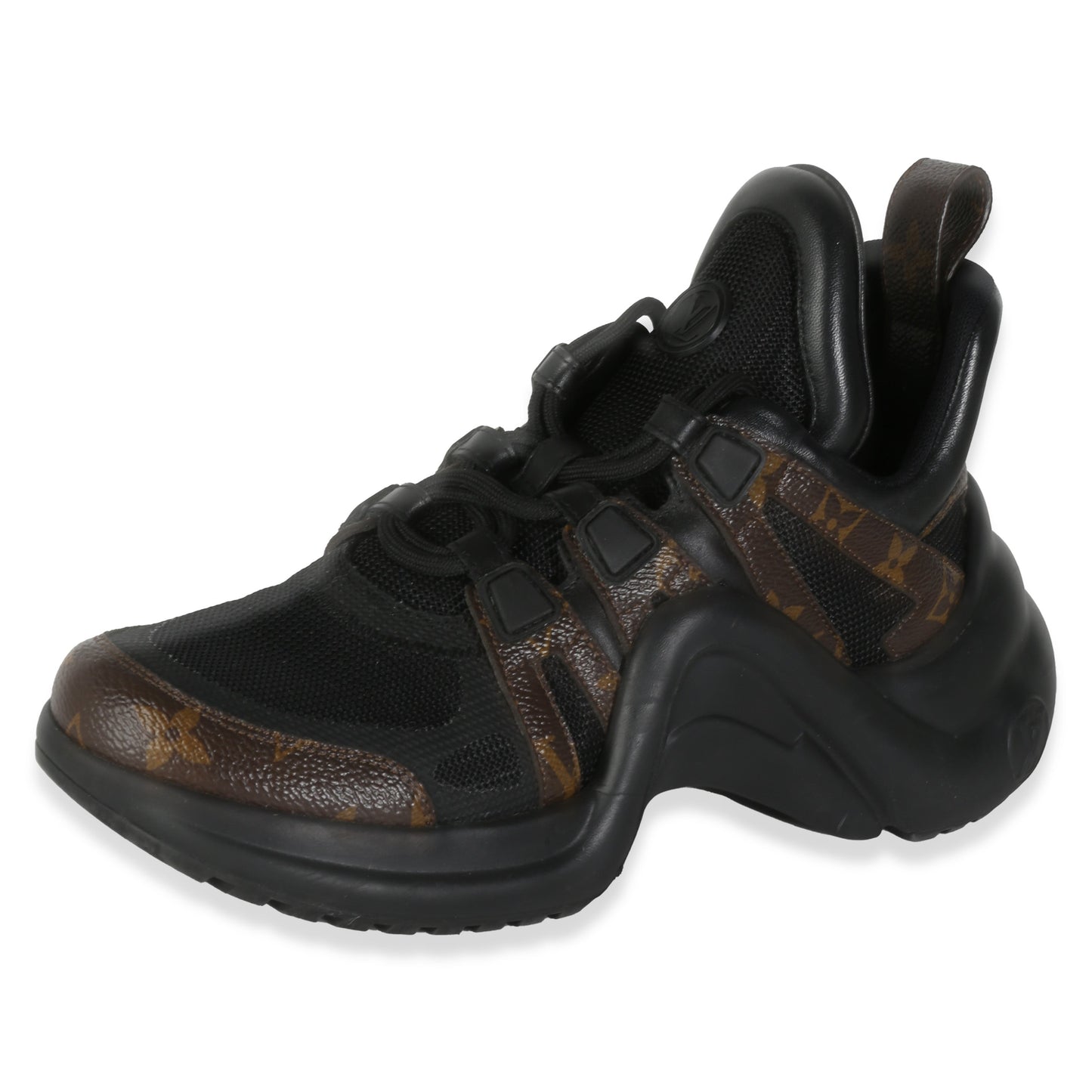Louis Vuitton Calfskin Monogram Canvas LV Archlight Sneakers 37
