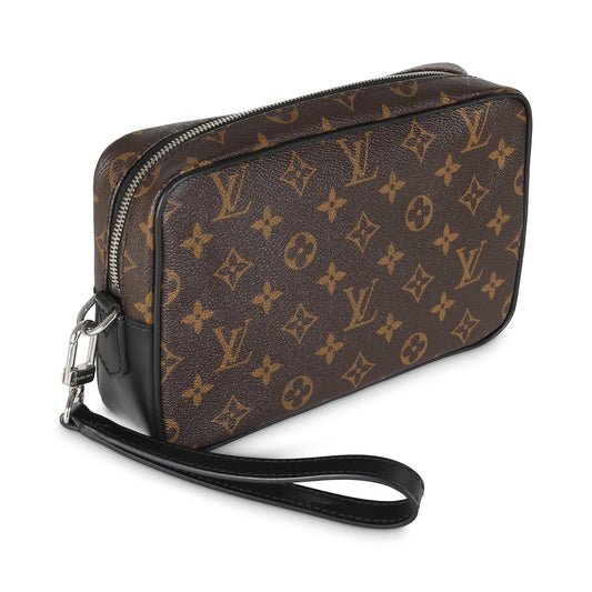Louis Vuitton Monogram Macassar Canvas Kasai Clutch