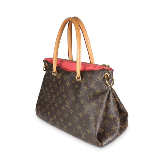 Louis Vuitton Litchi Monogram Canvas Pallas
