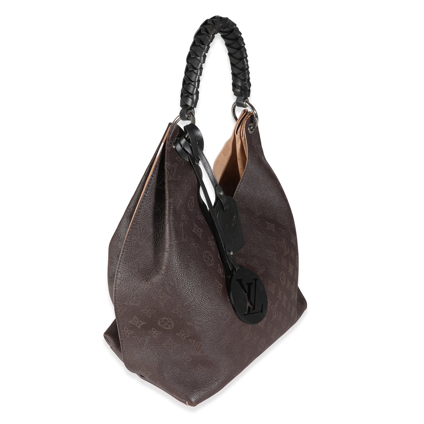 Louis Vuitton Chocolate Mahina Carmel Hobo