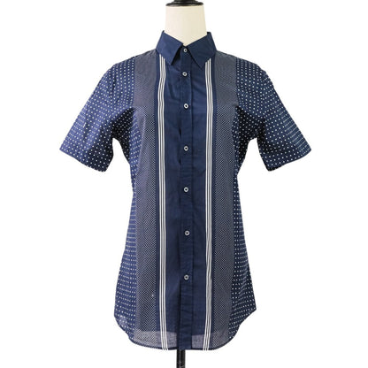 Gucci Skinny Dot Cotton Sheer Shirt
