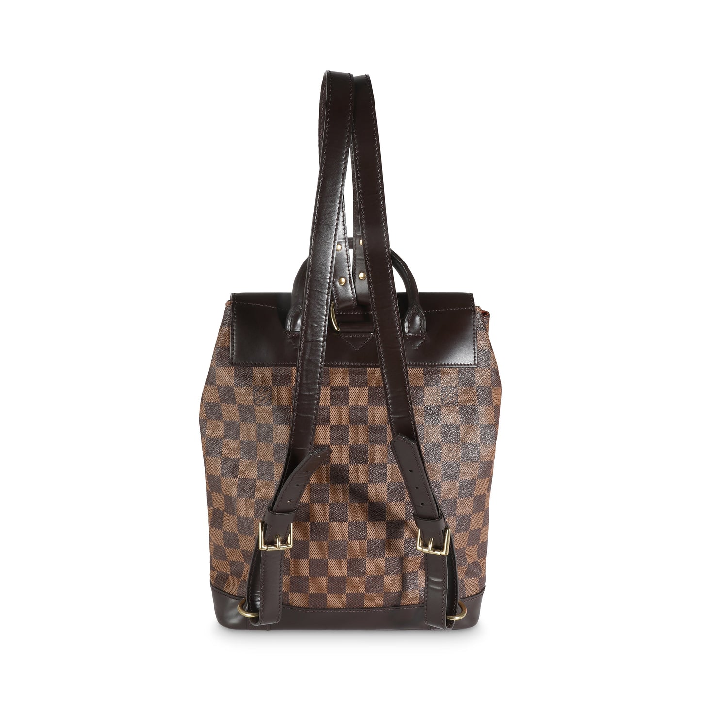 Louis Vuitton Damier Ebene Canvas Soho Backpack
