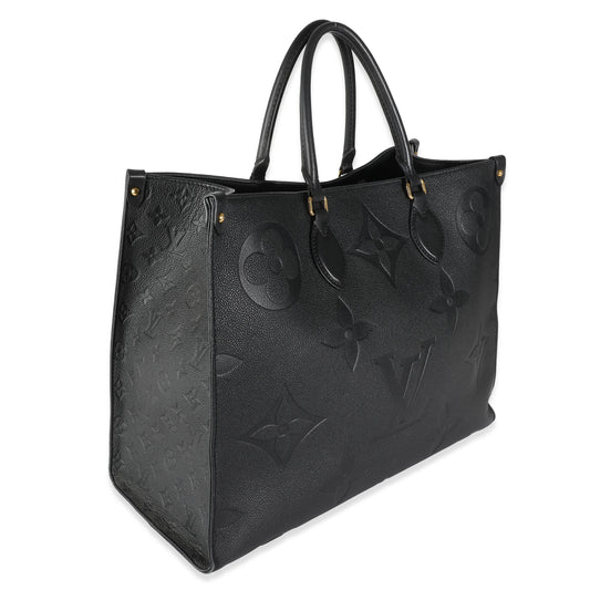 Louis Vuitton Black Monogram Empreinte Onthego GM