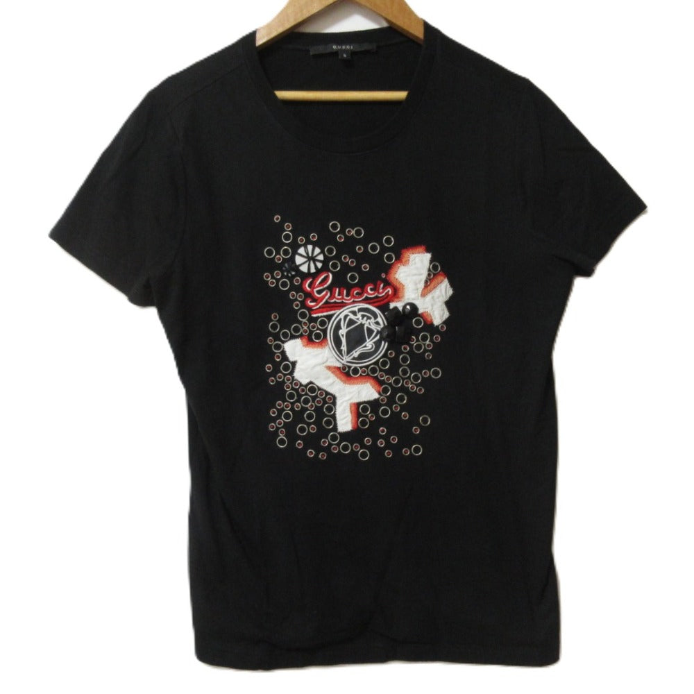 Gucci Logo Embroidery Cotton T-shirt