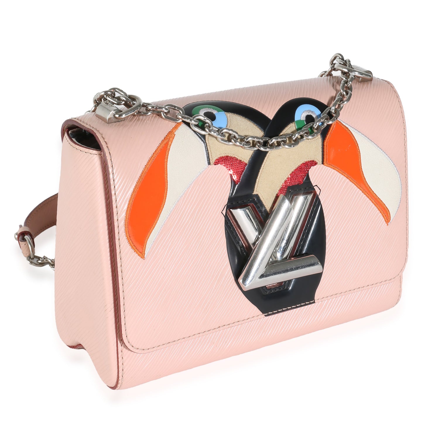 Louis Vuitton Pink Epi Exotic Birds Twist MM