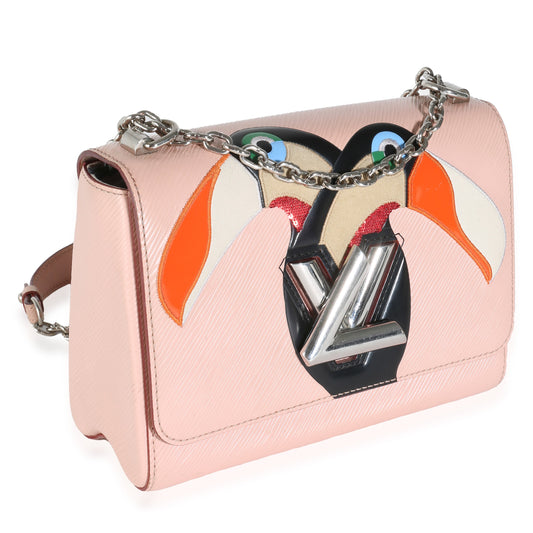 Louis Vuitton Pink Epi Exotic Birds Twist MM