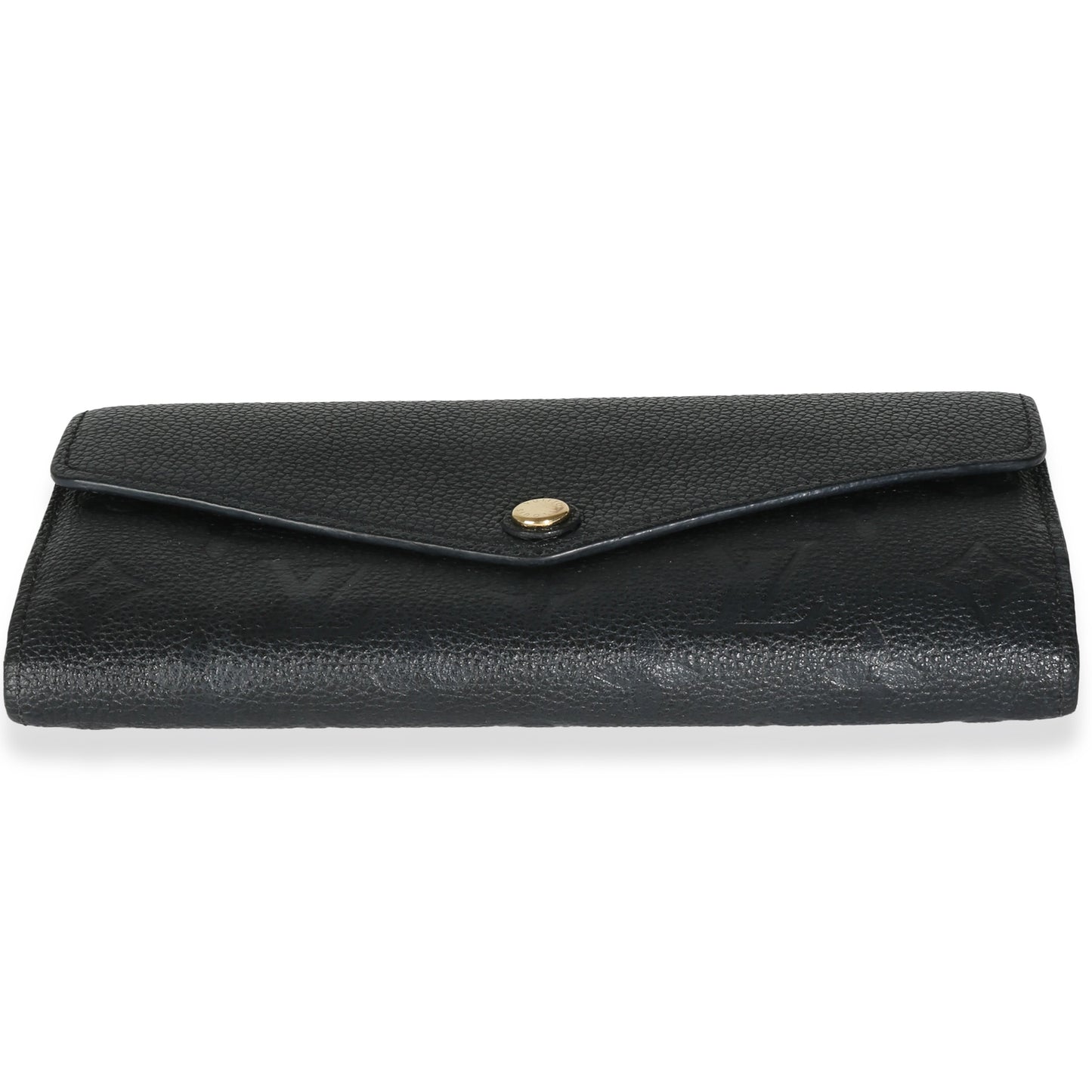 Louis Vuitton Black Monogram Empreinte Sarah Wallet