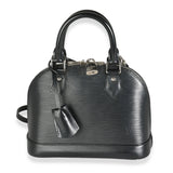 Louis Vuitton Black Epi Alma BB