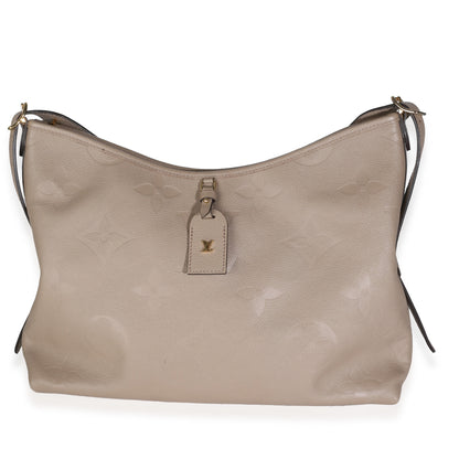 Louis Vuitton Turtledove Monogram Empreinte CarryAll MM