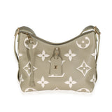 Louis Vuitton Khaki Cream Bicolour Monogram Empreinte CarryAll PM