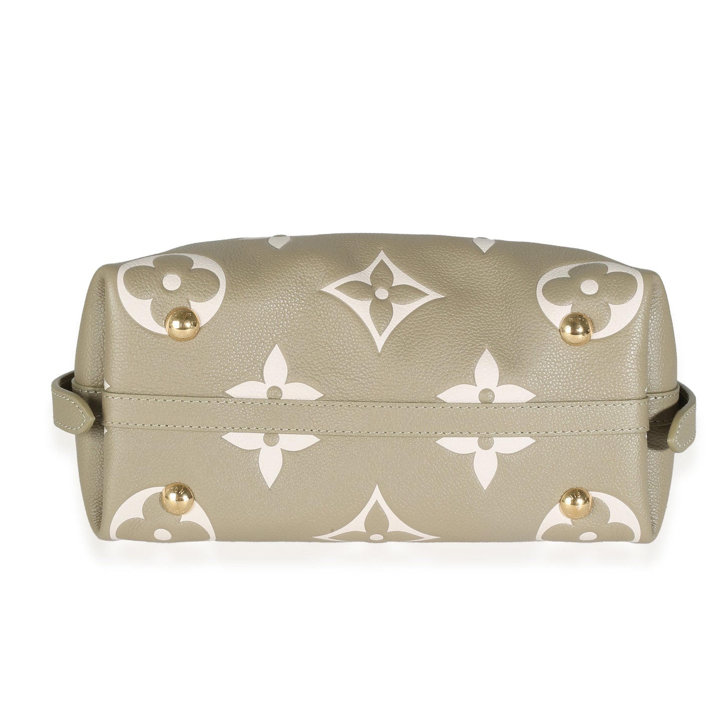 Louis Vuitton Khaki Cream Bicolour Monogram Empreinte CarryAll PM