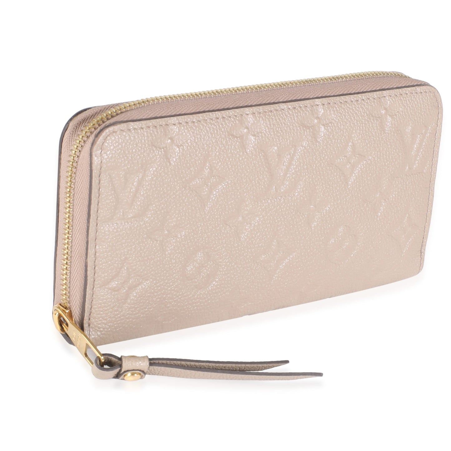 Louis Vuitton Turtledove Monogram Empreinte Zippy Wallet