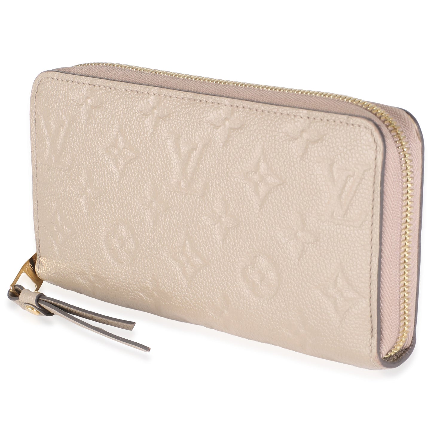 Louis Vuitton Turtledove Monogram Empreinte Zippy Wallet