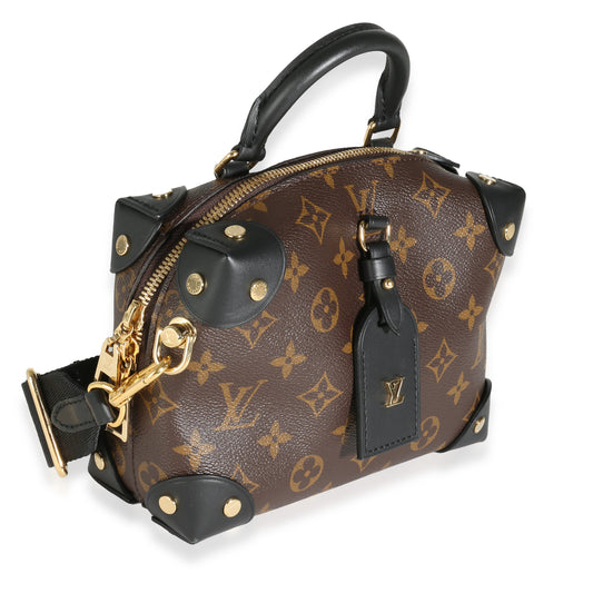 Louis Vuitton Black Monogram Canvas Petite Malle Souple