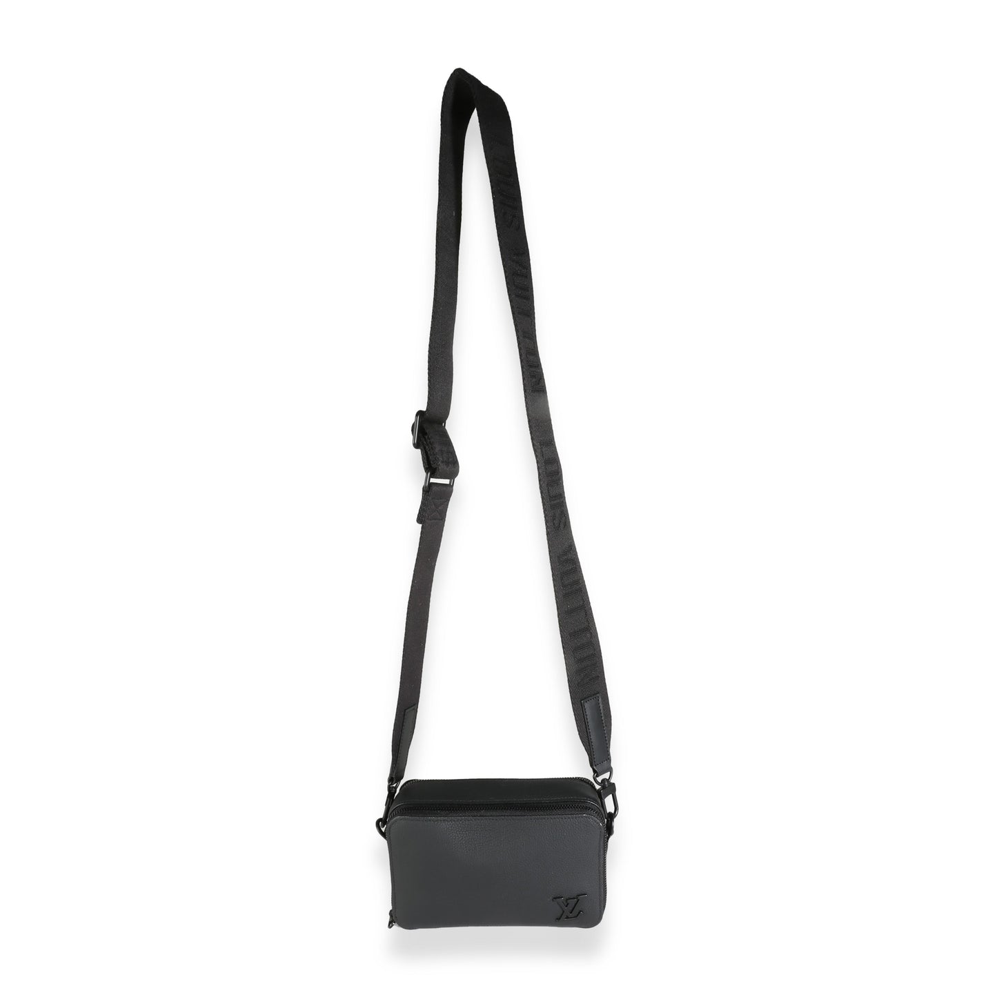 Louis Vuitton Black Taurillon Alpha Wearable Wallet