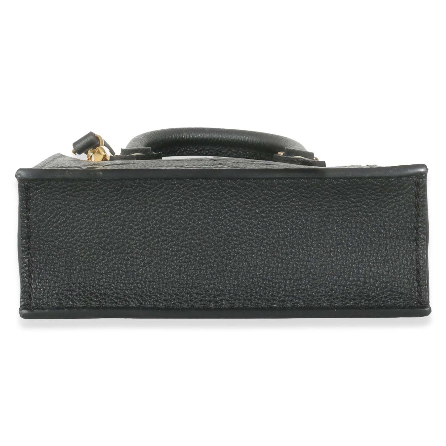 Louis Vuitton Black Monogram Empreinte Petite Sac Plat