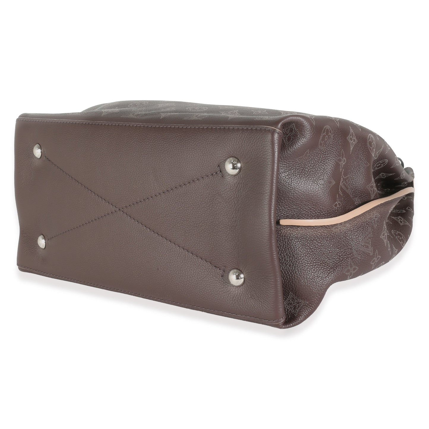 Louis Vuitton Chocolate Monogram Mahina Carmel Hobo