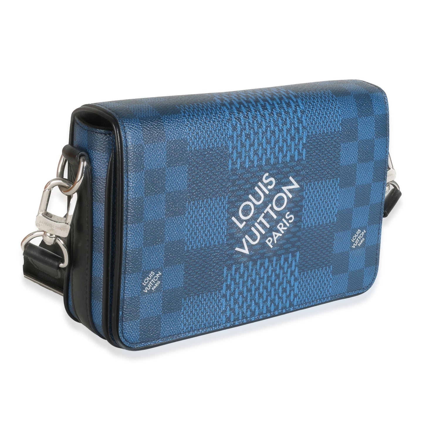 Louis Vuitton Navy Damier Graphite Canvas 3D Studio Messenger