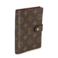 Louis Vuitton Monogram Canvas Small Ring Agenda Cover