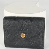 Louis Vuitton Black Monogram Empreinte Zoe Wallet