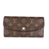 Louis Vuitton Rose Ballerine Monogram Canvas Emilie Wallet