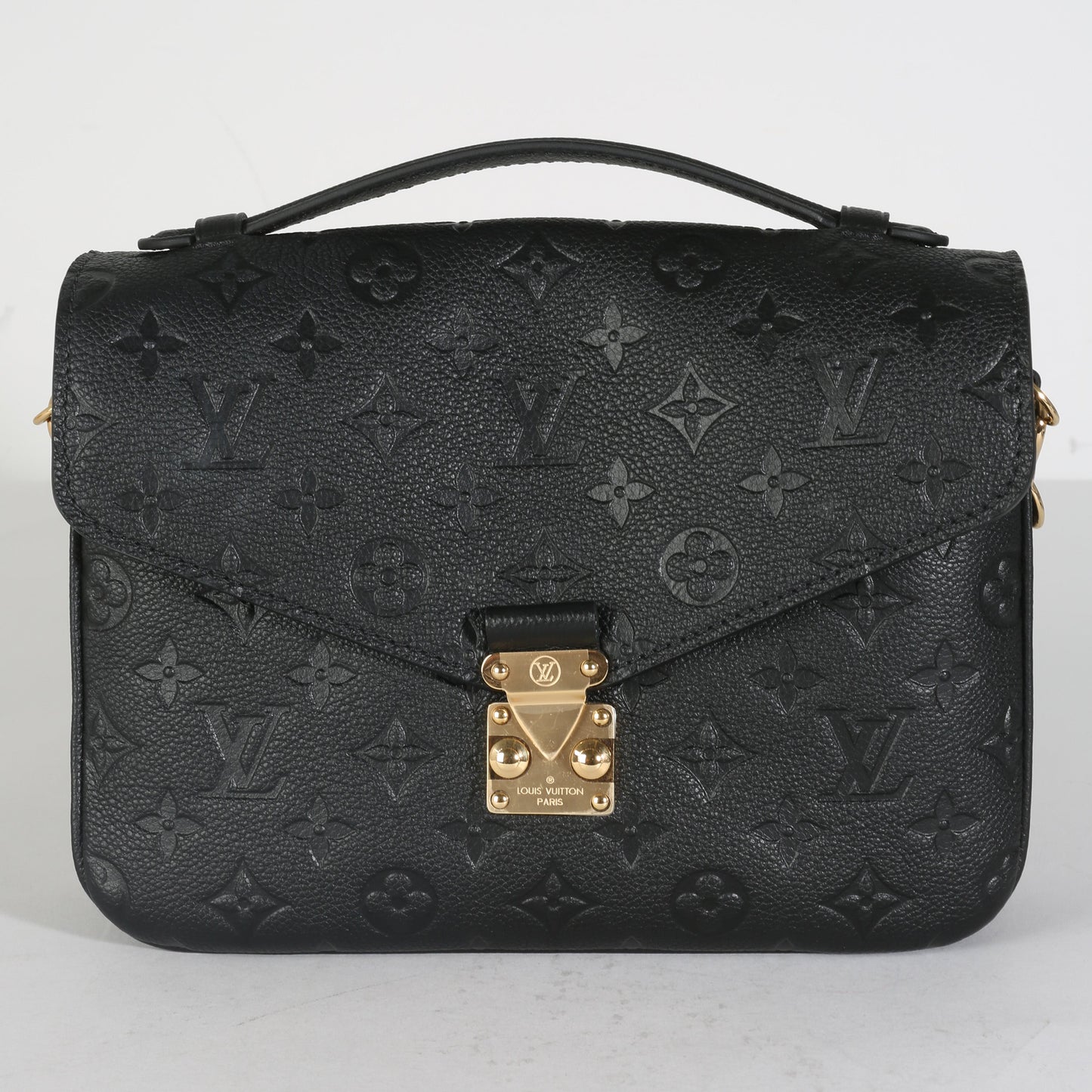 Louis Vuitton Black Monogram Empreinte Pochette Metis