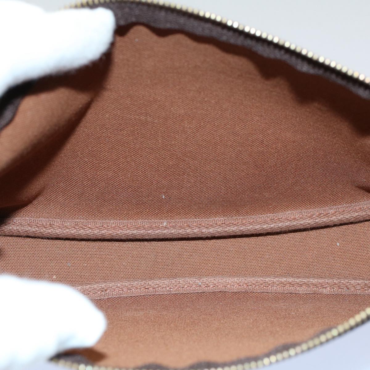 Louis Vuitton Pochette Accessoire  Canvas Clutch Bag