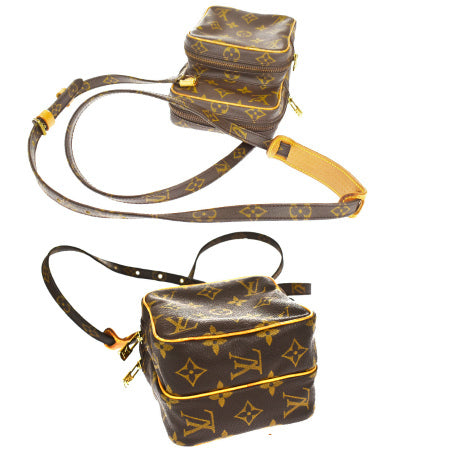 Louis Vuitton Mini Amazon Monogram Leather Shoulder Bag