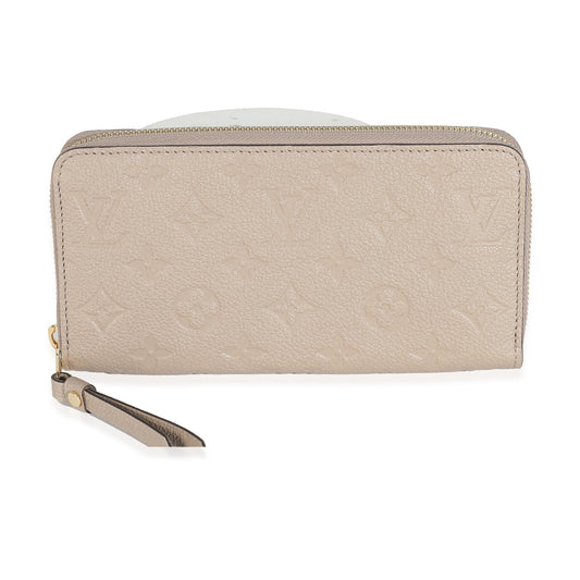 Louis Vuitton Tourterelle Monogram Empreinte Zippy Wallet
