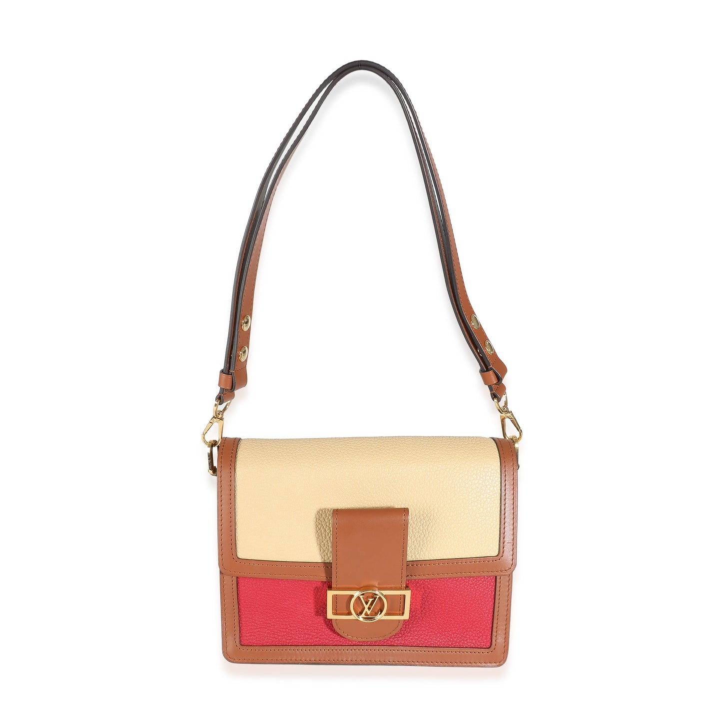 Louis Vuitton Panama Scarlet Taurillon Dauphine MM